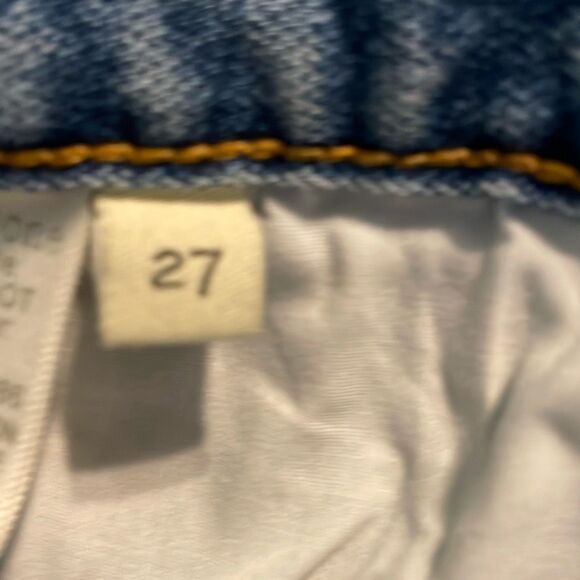 Rag & Bone Fit 2 Slim-Fit Straight Leg Jeans Blue Medium Wash Denim 27 - Picture 8 of 11